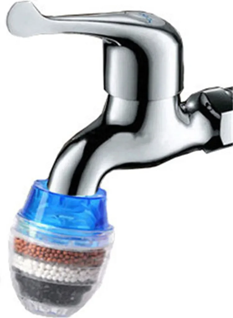 Wasserhahn Wasserfilter Kuechenarmatur Aktivkohle gegen Chlor und Kalk