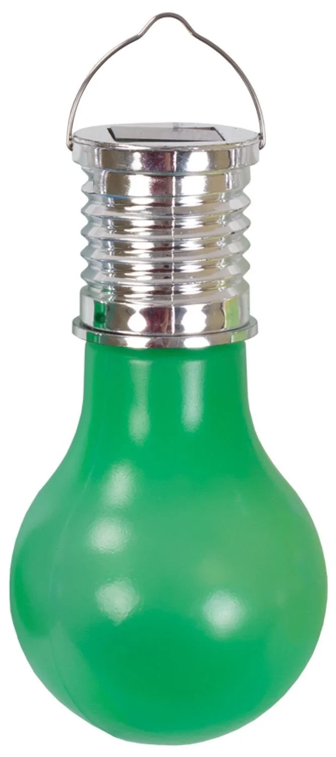 ALMA GARDEN LED Solarleuchte • Glühbirnenform • 11×6 cm • Grün