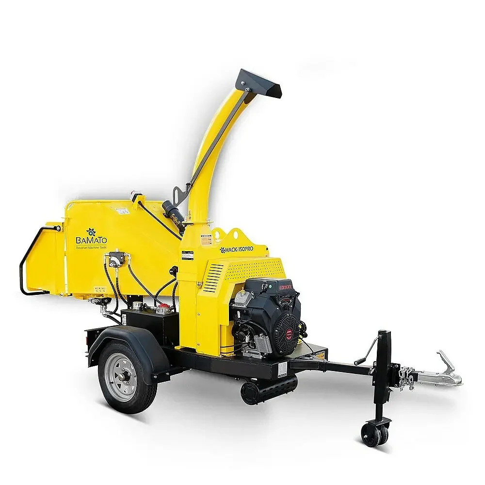 Bamato Benzin Häcksler HACK-150PRO mit Einzugswalze