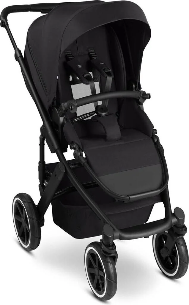 ABC Design Salsa 5 Air Kinderwagen mit Babywanne und Sportsitz Coal