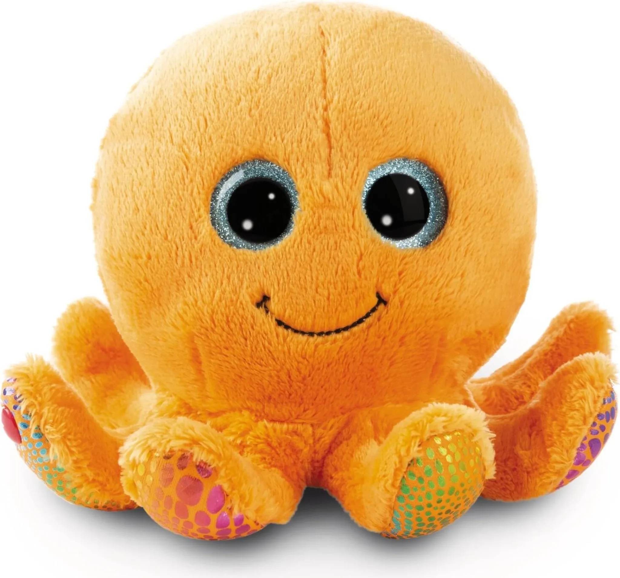 GLUBSCHIS Oktopus „Olly Polly“ – 15 cm Kuscheltier aus Plüsch, Orange