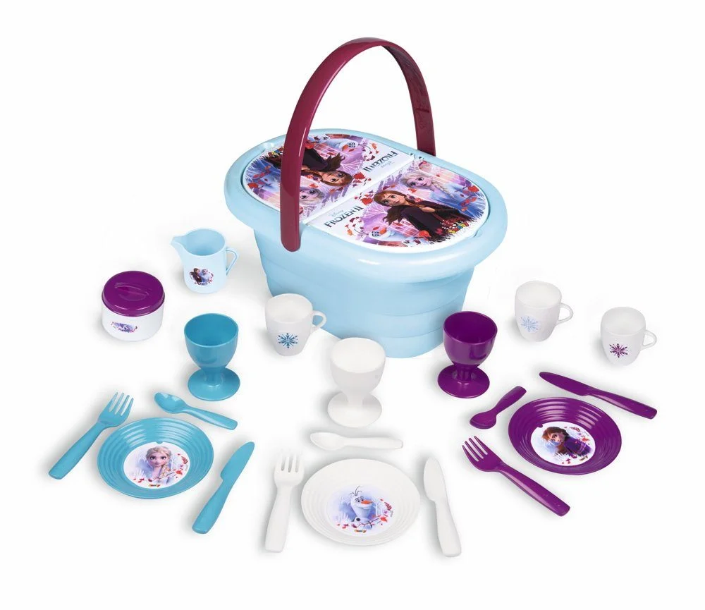 SMOBY Kinder-Küchenset – Picknick Korb Disney Frozen 2 (7600310511)